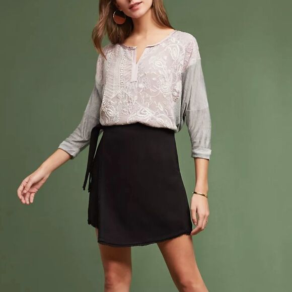 Anthropologie Tiny Hazel Lace Dolman Oversized Top - Picture 2 of 12